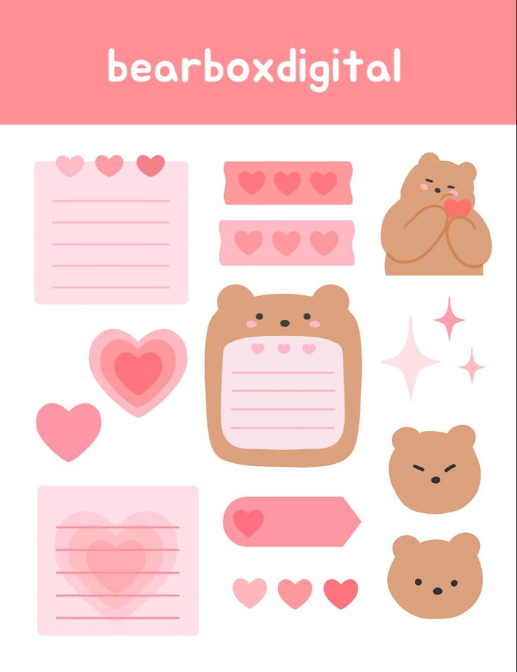 Aesthetic Cute Stickers Pack - Waterproof Vinyl Cartoon Decals for Water Bottles, Laptops, Scrapbooking, Kawaii Stationery Supplies sticker journal sticker