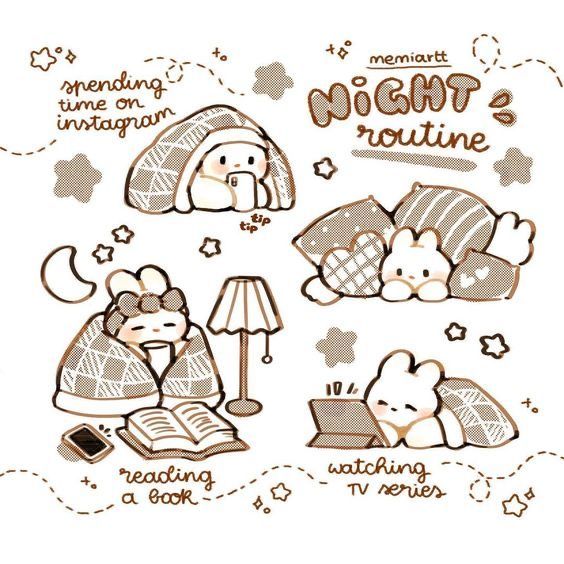 Aesthetic Cute Stickers Pack - Waterproof Vinyl Cartoon Decals for Water Bottles, Laptops, Scrapbooking, Kawaii Stationery Supplies sticker journal sticker