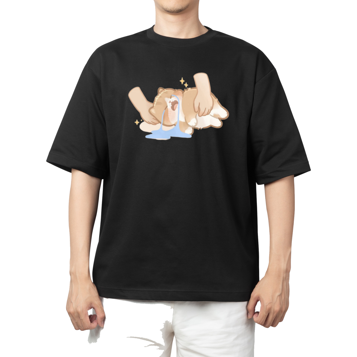 cat One Size t- shirt Black 43