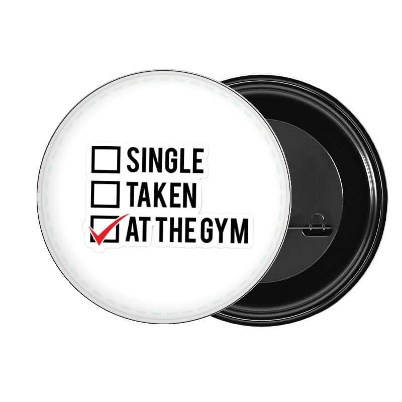 badge pin for bag workout gym pilates 42
