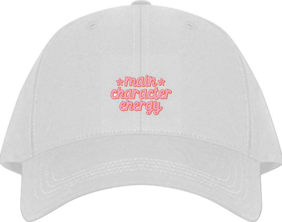 Baseball cap White Main Character Energy 40
