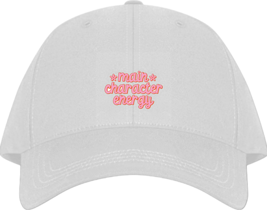 Baseball cap White Main Character Energy 40