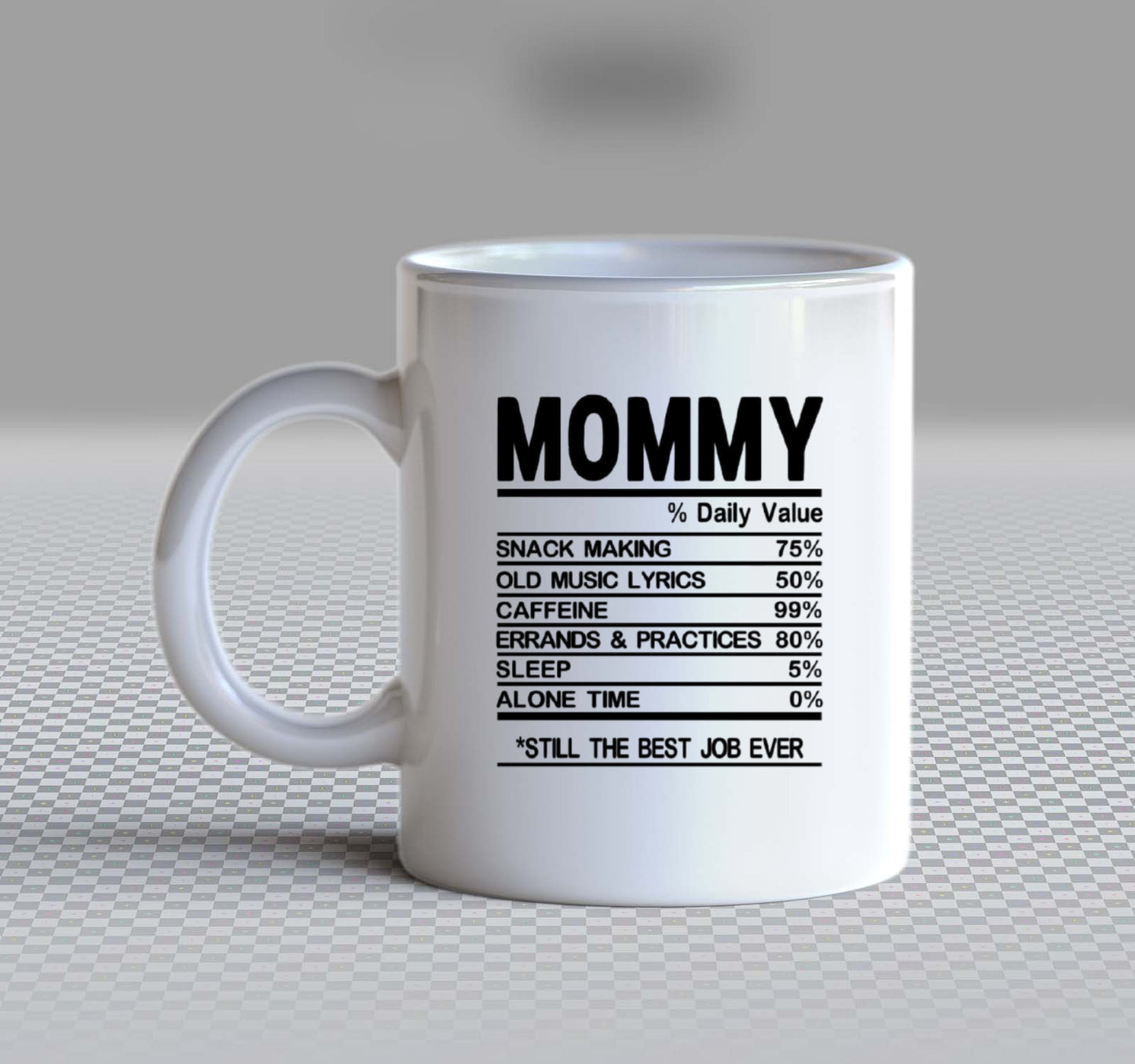 MOMMY Back text Mug 43