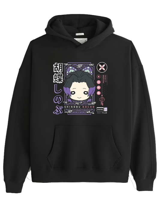 Anime Demon slayer nezuko tanjiro Oversize Hoodie Black 95