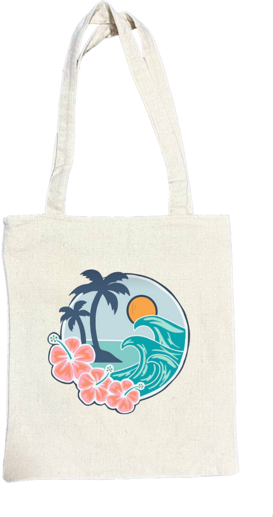 Summer Vibes tote bag Beige 43