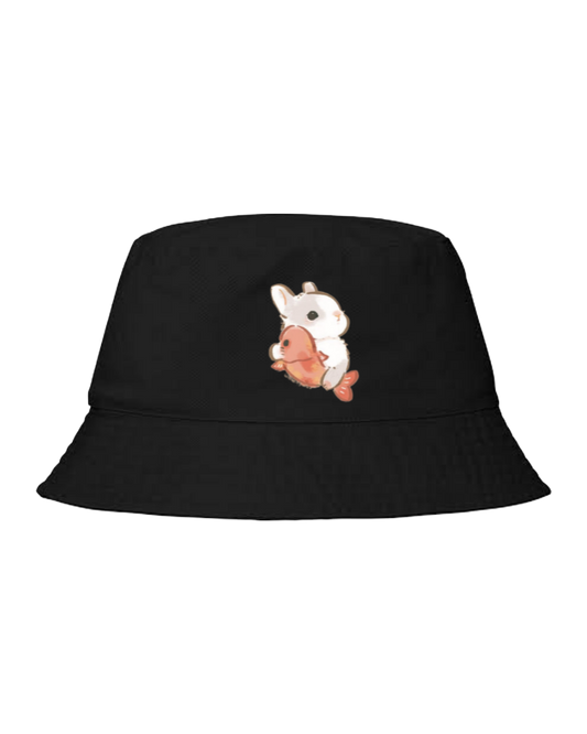 bunny Bucket hat Fishman hat cap Black 43