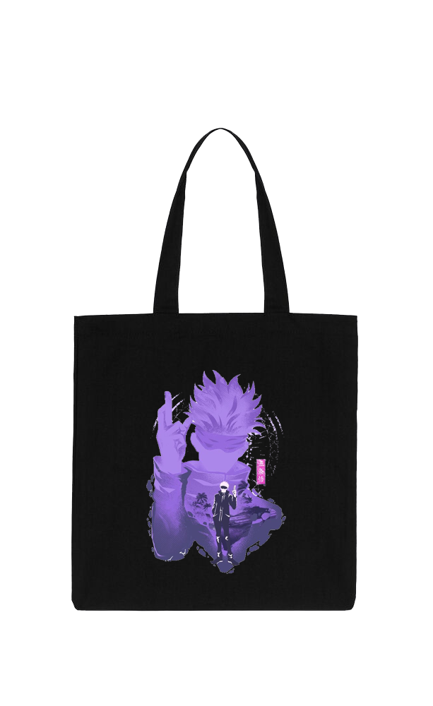 jujutsu kaisen GOJO  tote bag Black 43