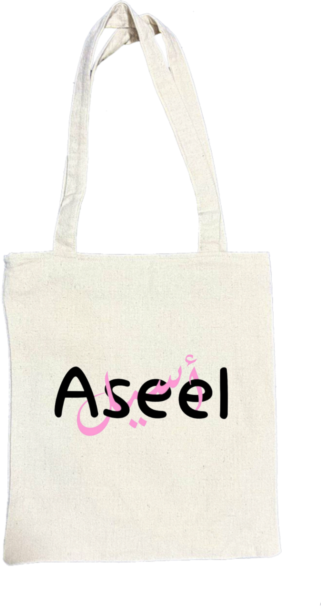 names tote bag beige Aseel 43