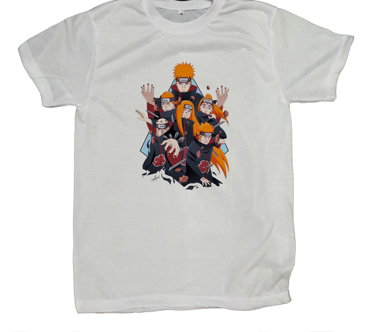 Naruto Shippuden t- shirt fat White 43