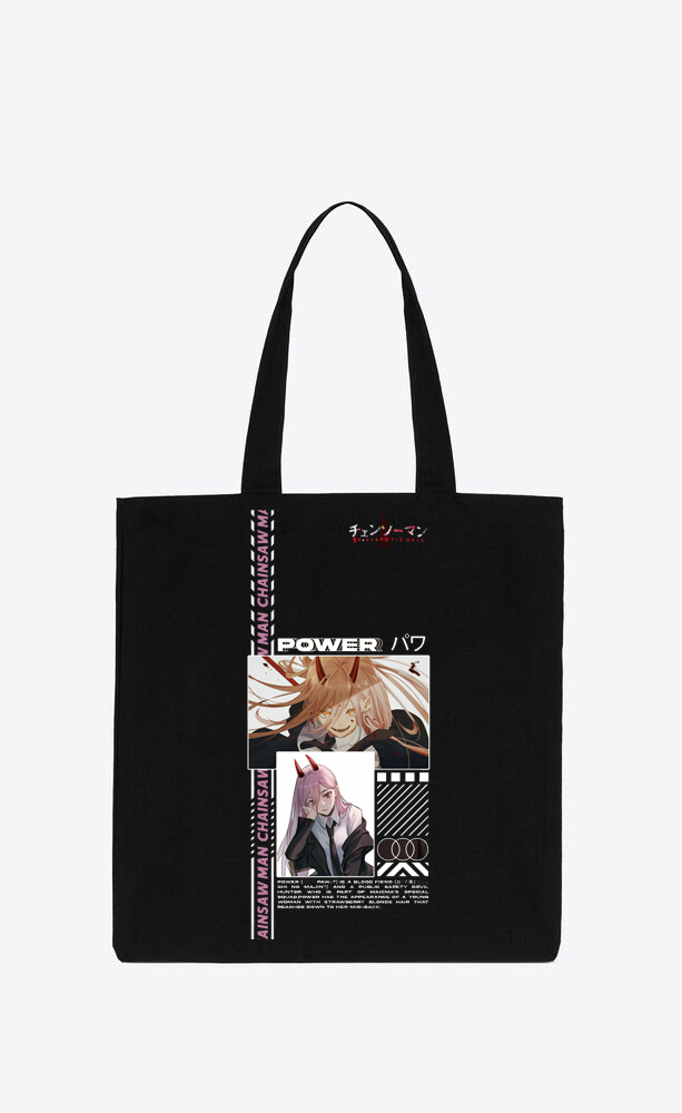 Chainsaw Man tote bag Black 43