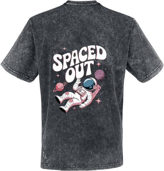 SPACED OUT t- shirt One Size Washed Back 43