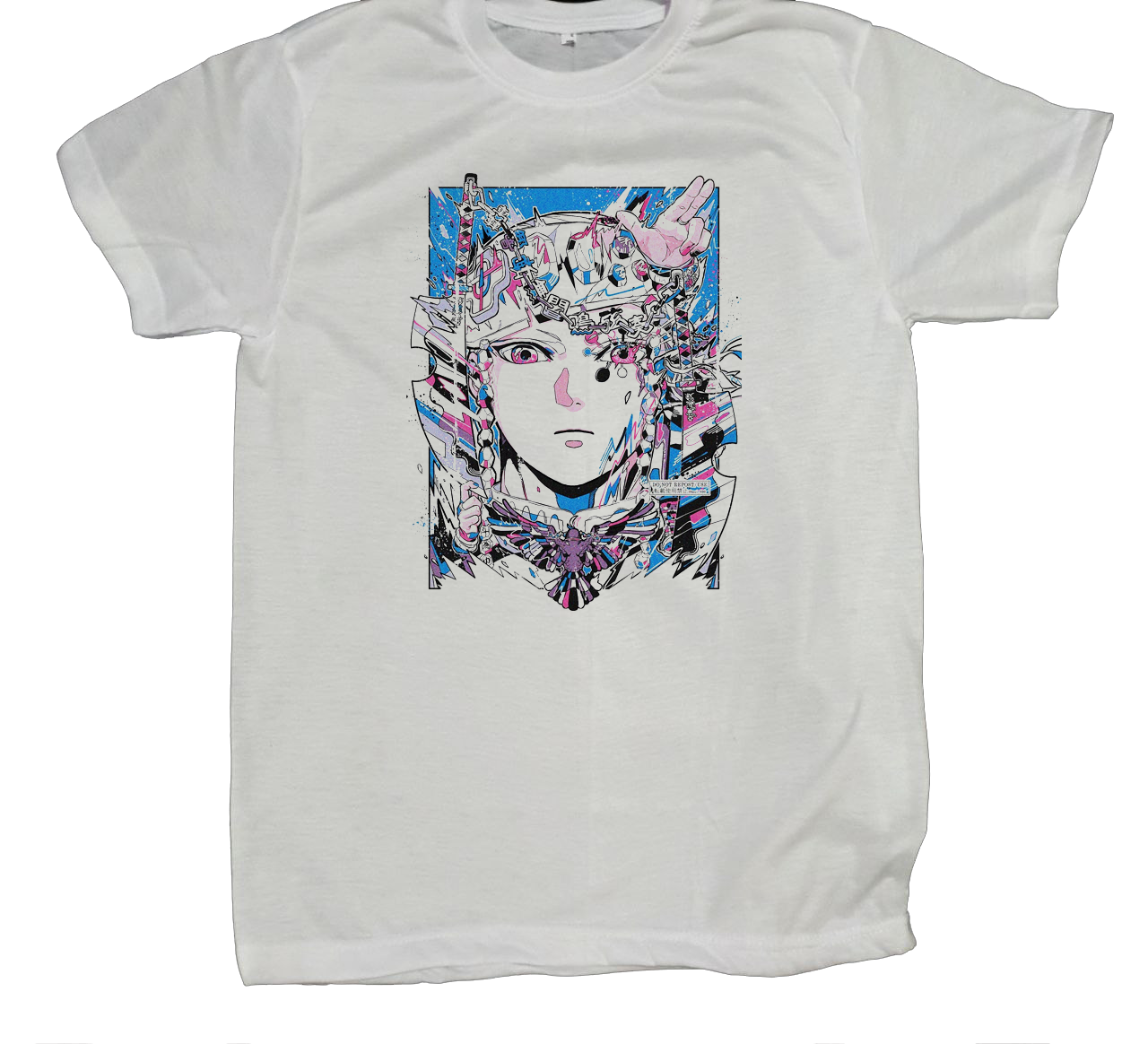 Anime Demon slayer nezuko tanjiro t- shirt fit White 42