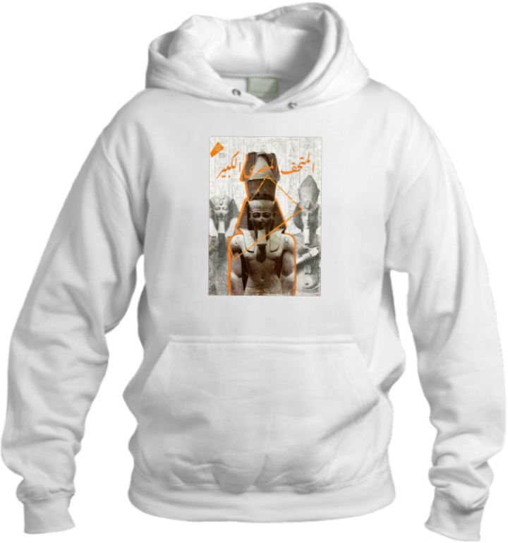 Egypt Over Size hoodie White 43