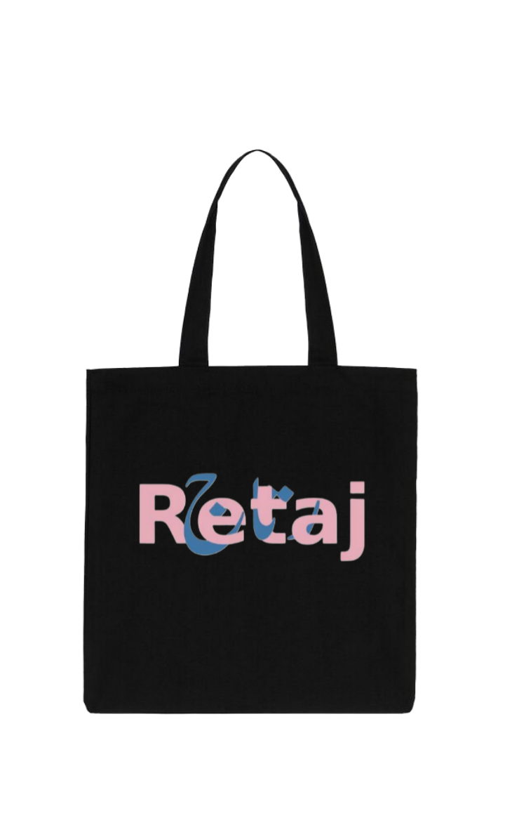 names tote bag Black Retaj 43