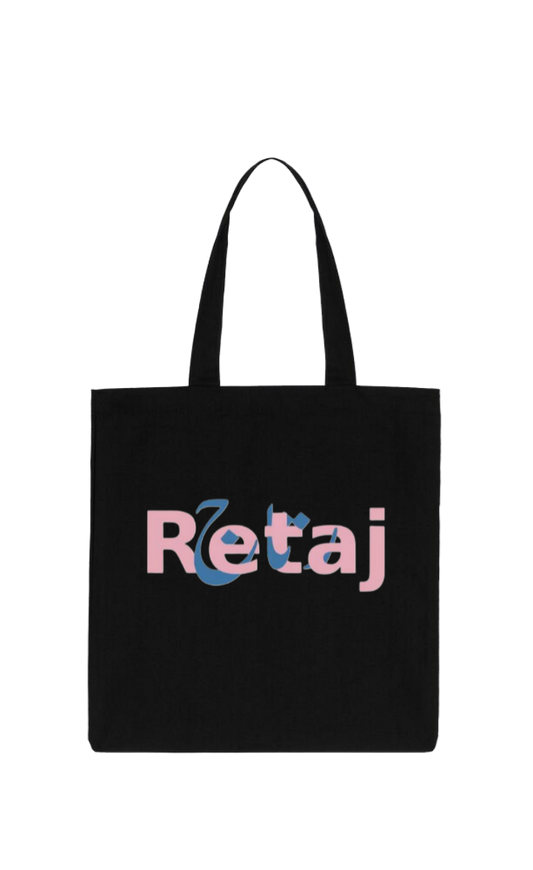 names tote bag Black Retaj 43