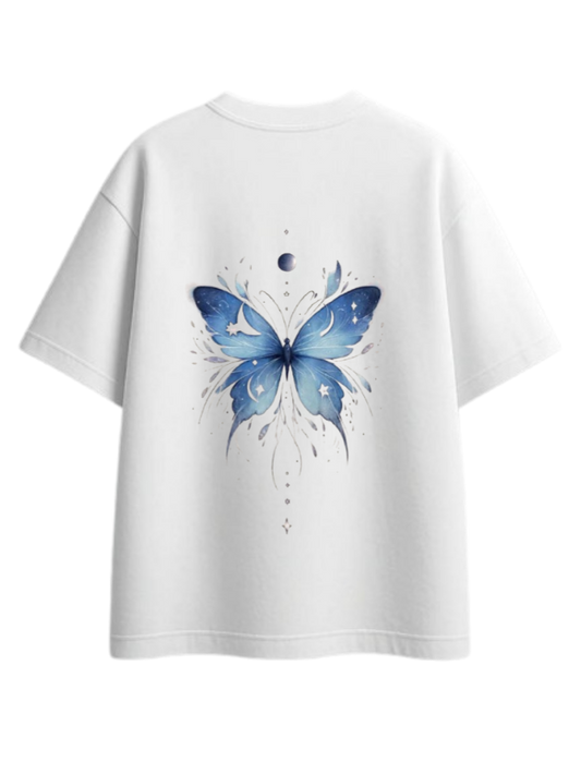 butterflies t- shirt White Back 43