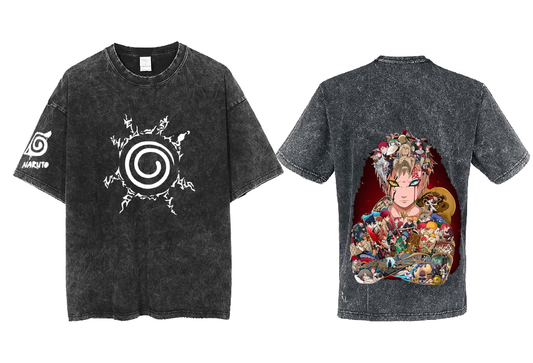 Naruto Shippuden t- shirt One Size Washed Back 44