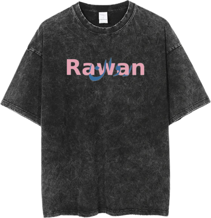 names t- shirt One Size Washed Rawan 44