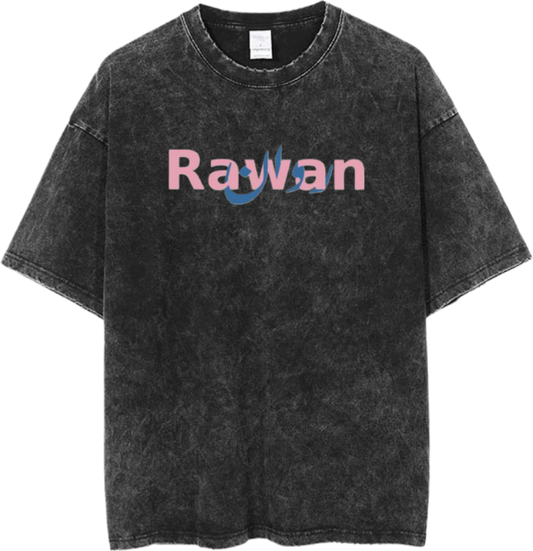 names t- shirt One Size Washed Rawan 44