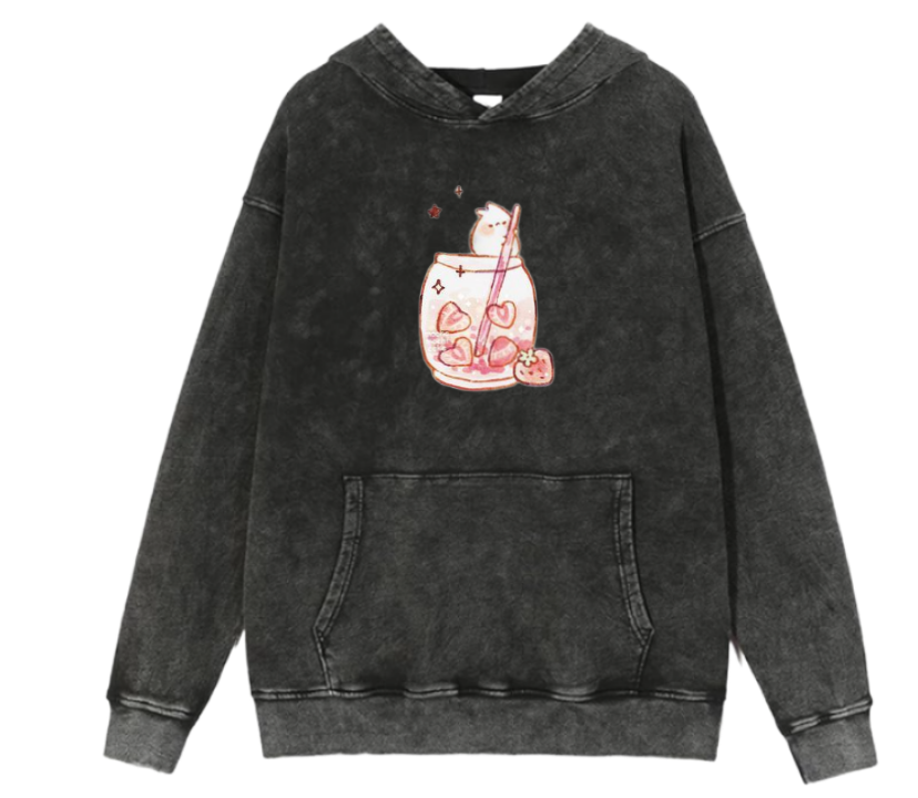 bunny Oversize Hoodie Washed 44