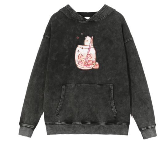 bunny Oversize Hoodie Washed 44
