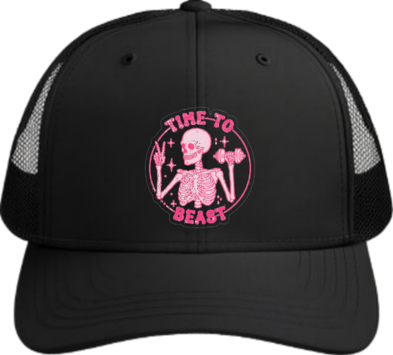 workout gym pilates Baseball cap Black 44