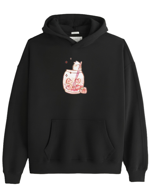bunny Oversize Hoodie Black 44