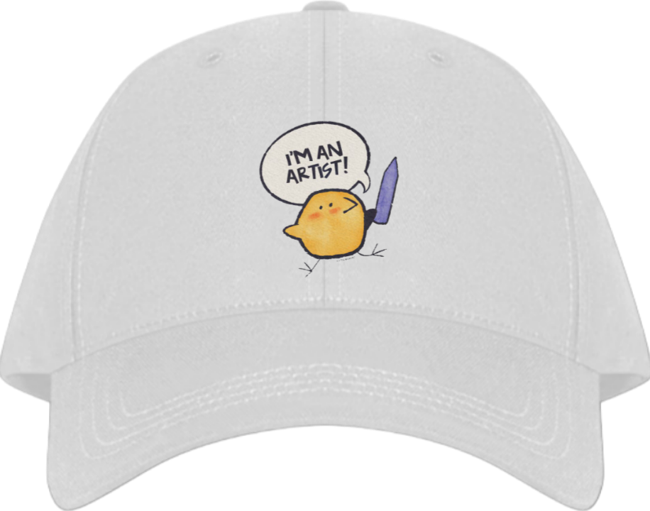 Baseball cap White I'M AN ARTIST 41