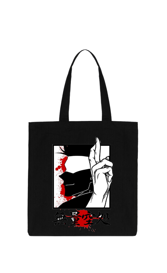 jujutsu kaisen GOJO  tote bag Black 44