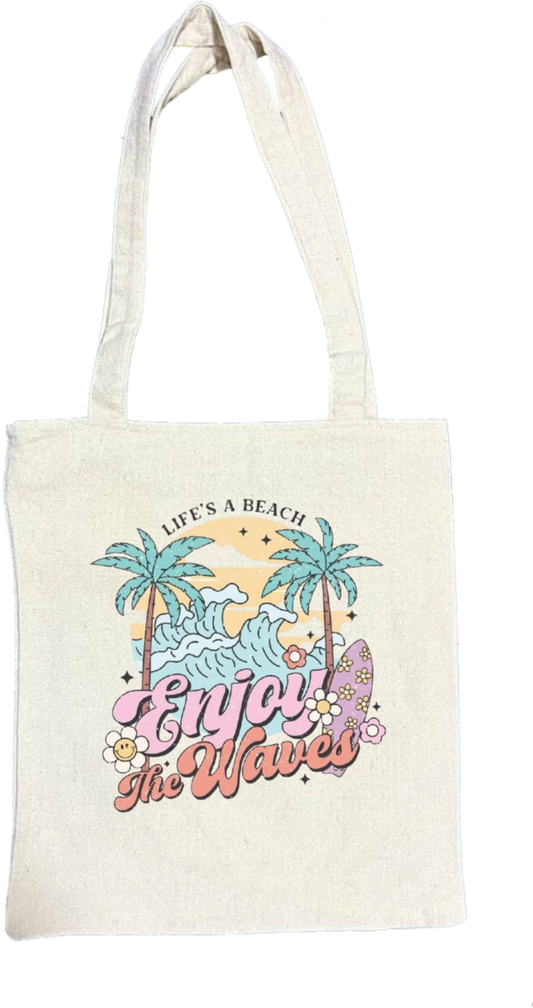 Summer Vibes tote bag Beige 44