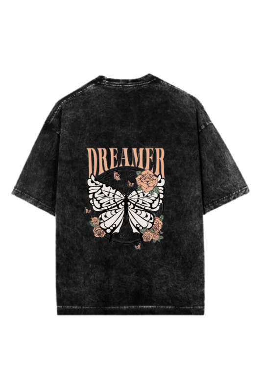 butterflies One Size t- shirt Washed Back 44