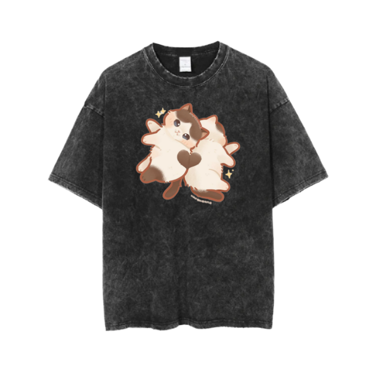 cat One Size t- shirt  Washed 44