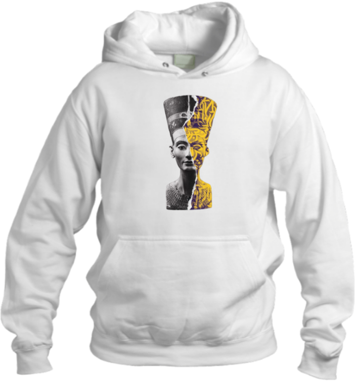 Egypt Over Size hoodie White 44