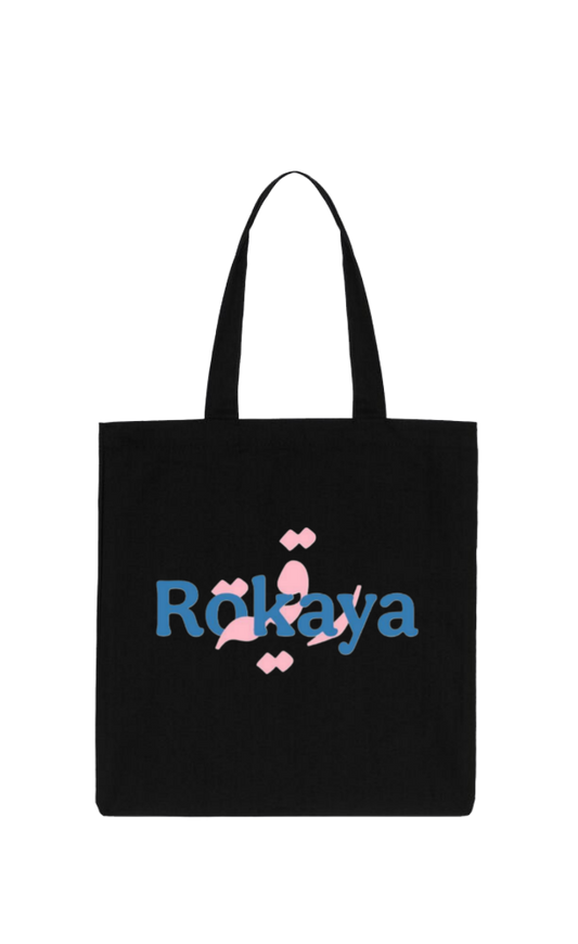 names tote bag Black Rokaya 44