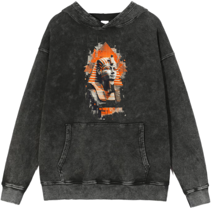 Egypt Over Size hoodie Washed 44