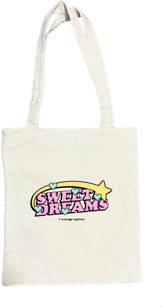 Sweet Dreams. tote bag beige 184