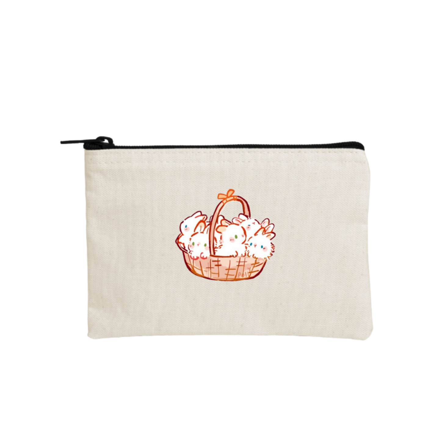 bunny wallet pencil case Beige 34