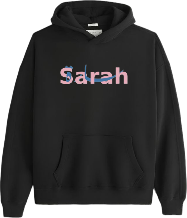 names One Size hoodie Black Sarah 44