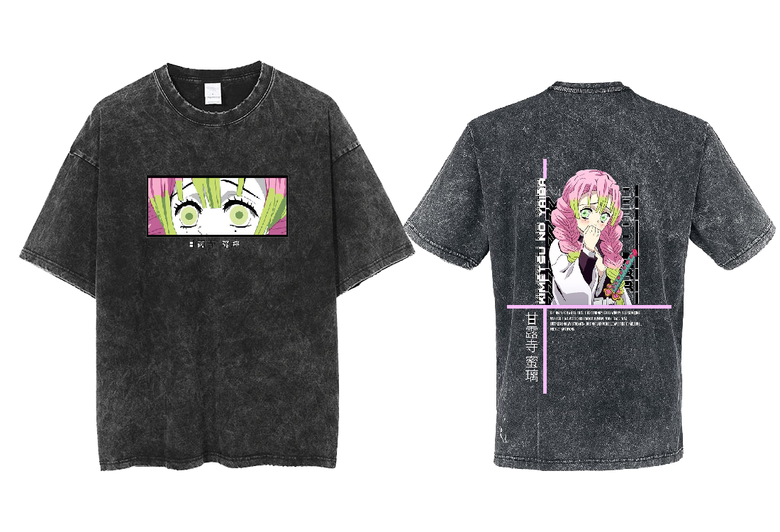 Anime Demon slayer nezuko tanjiro  One Size t- shirt Washed 45