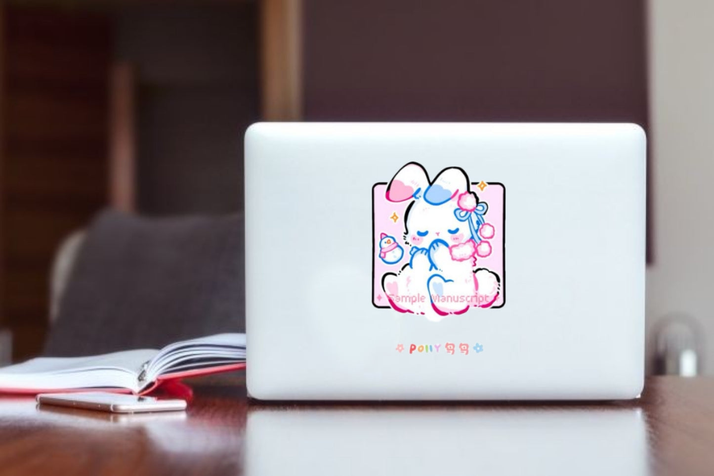 bunny Laptop Sticker 45