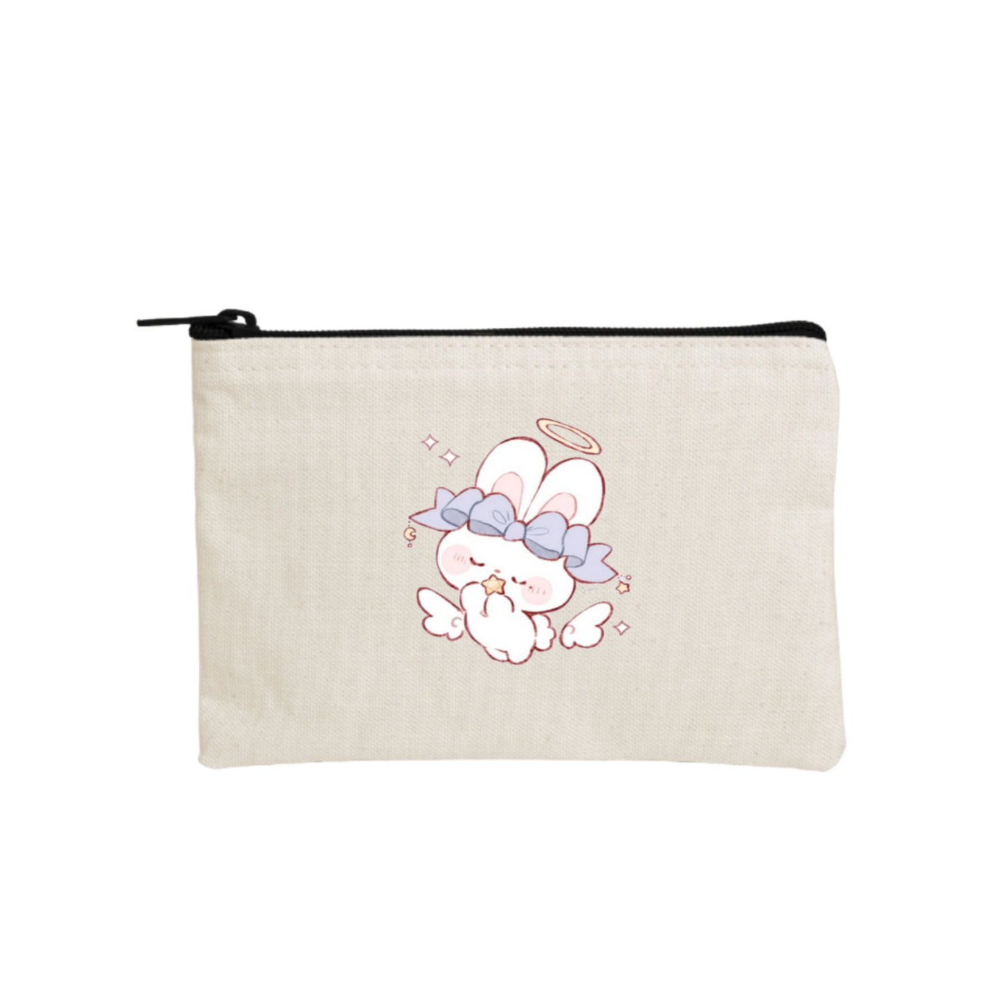 bunny wallet pencil case Beige 35