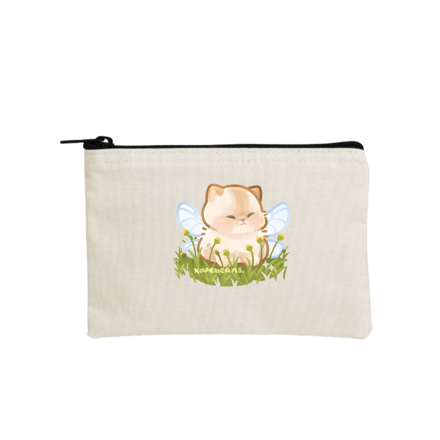 cat wallet pencil case Beige 44