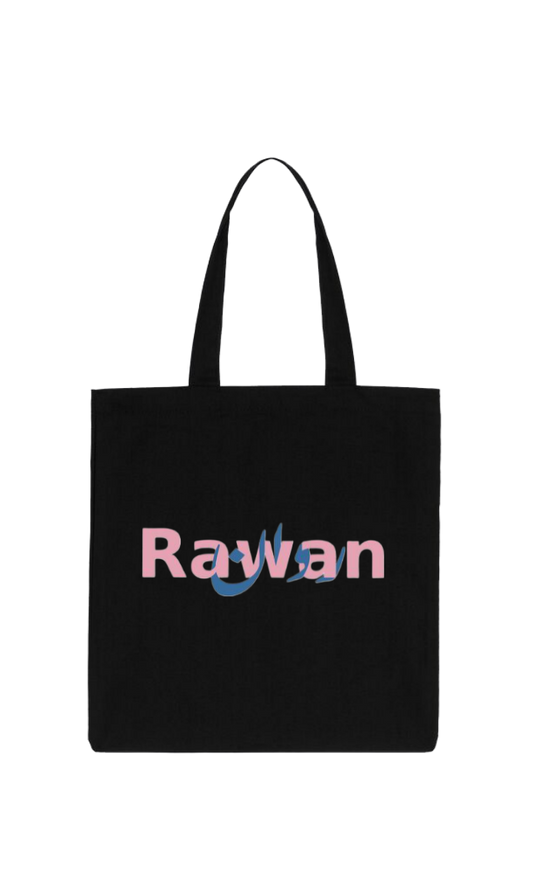 names tote bag Black Rawan 45