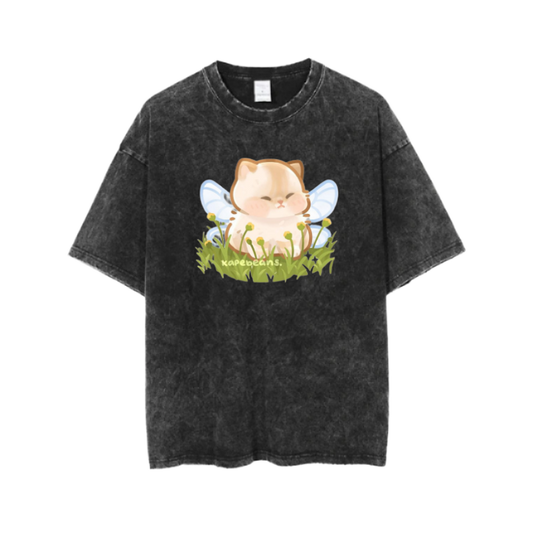 cat One Size t- shirt  Washed 45