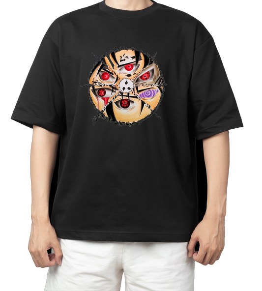 Naruto Shippuden t- shirt One Size Black 45