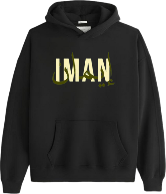 names One Size hoodie Black IMAN 45