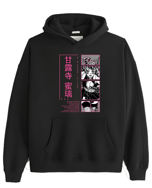 Anime Demon slayer nezuko tanjiro Oversize Hoodie Black 98