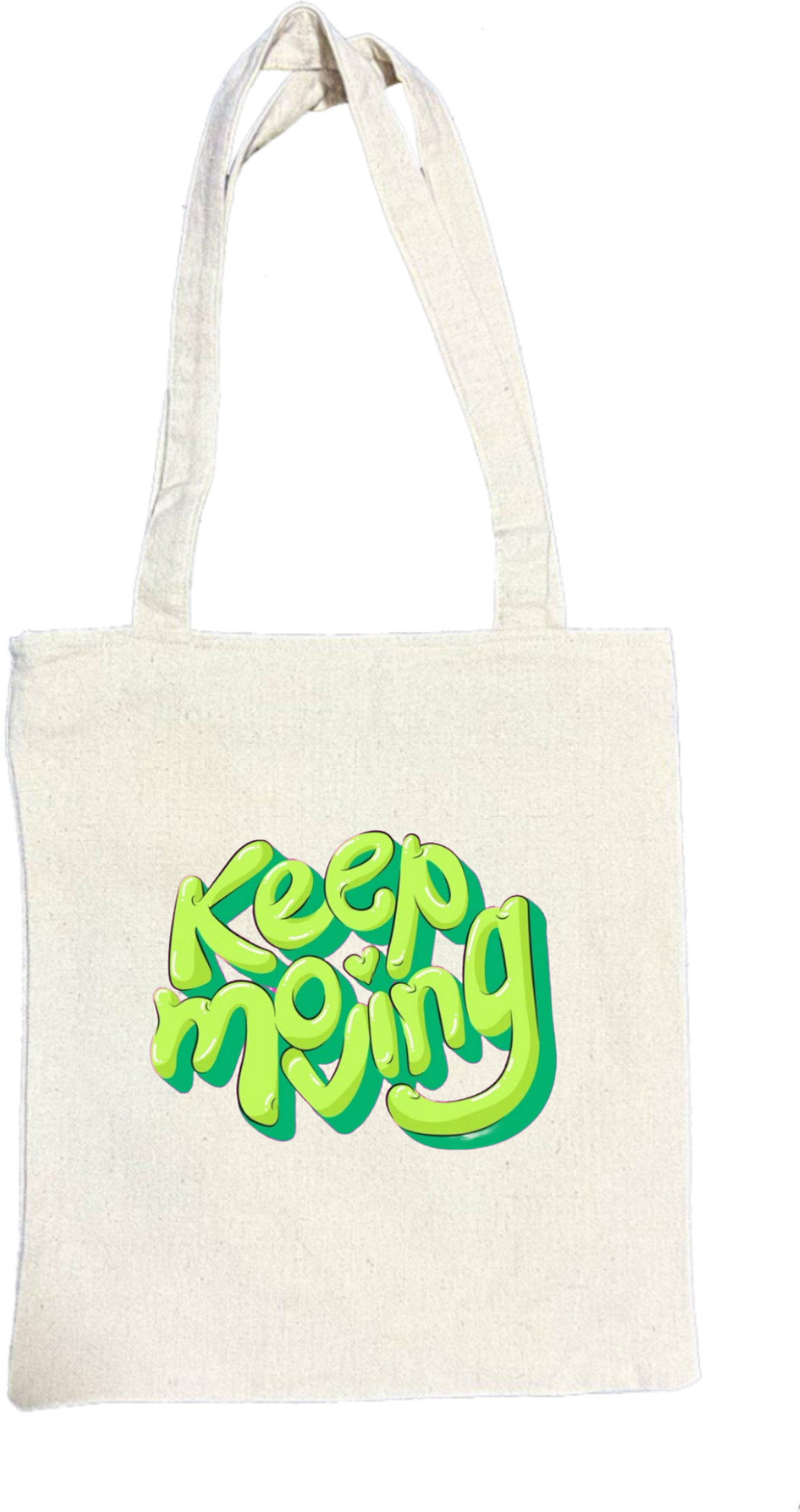 Keep Moving tote bag beige 185
