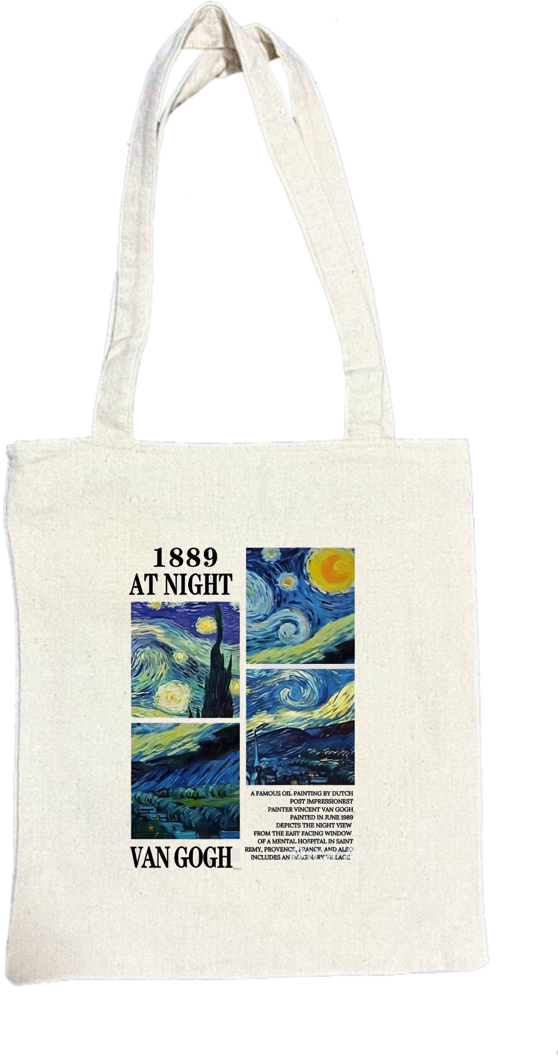 1889 AT NIGHT tote bag beige 45