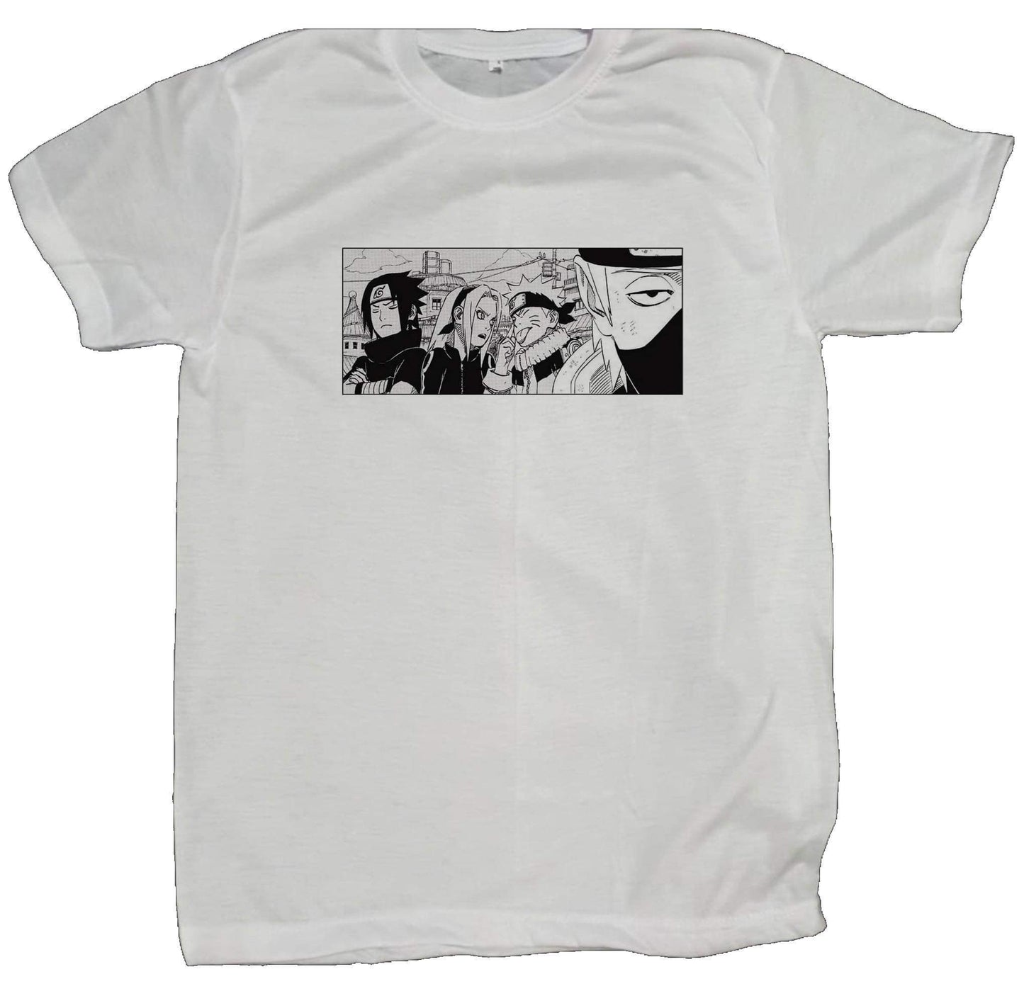 Naruto Shippuden t- shirt fat White 45